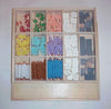 Checkerboard Tiles & Beads w/Box