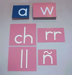 Spanish Sandpaper Letters